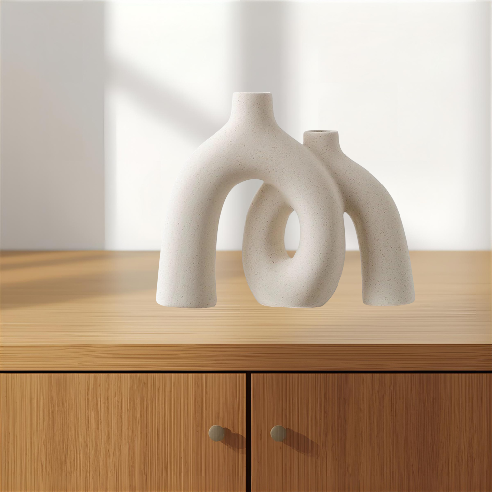 Minimalist Sculptural Vase Set For Modern Homes Cozy Neutral Decor Accent
