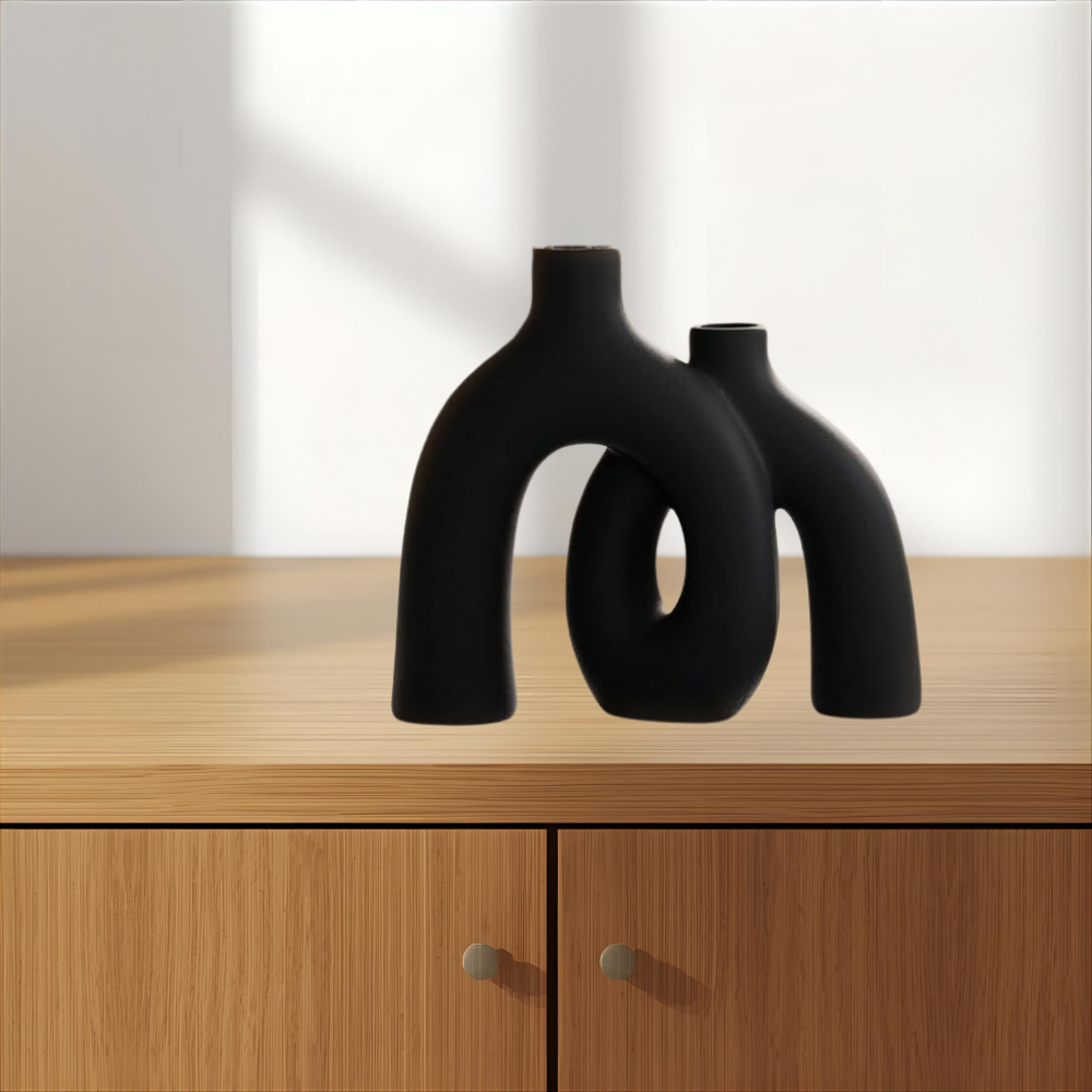 Minimalist Sculptural Vase Set For Modern Homes Cozy Neutral Decor Accent