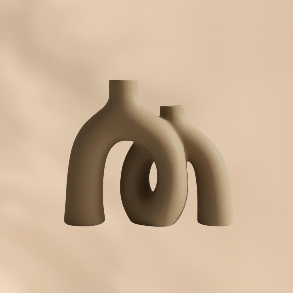 Minimalist Sculptural Vase Set For Modern Homes Cozy Neutral Decor Accent