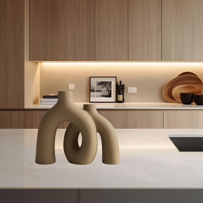 Minimalist Sculptural Vase Set For Modern Homes Cozy Neutral Decor Accent