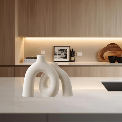 Minimalist Sculptural Vase Set For Modern Homes Cozy Neutral Decor Accent
